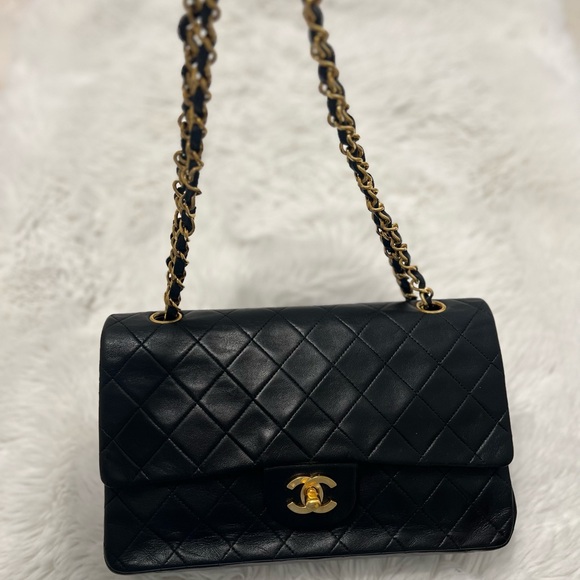 Chanel vintage classic double flap 24k Gold - Picture 6 of 11